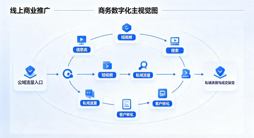 南漳县线上商业推广怎么做？全域流量闭环搭建与低成本转化实战指南